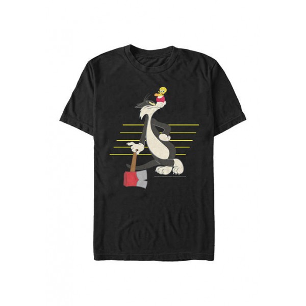 Looney Tunes™ Sylvester and Tweety Graphic Short Sleeve T-Shirt