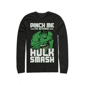 Marvel™ Marvel Hulk Smash Pinch Graphic Long Sleeve T-Shirt 