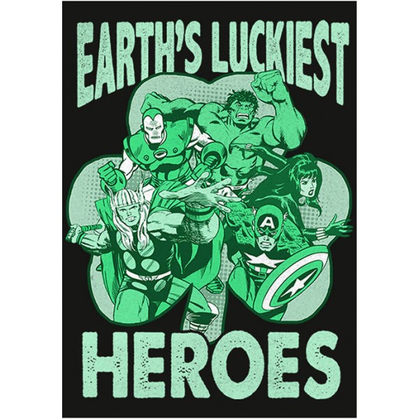 Marvel™ Marvel Luck of the Hero Graphic Long Sleeve T-Shirt