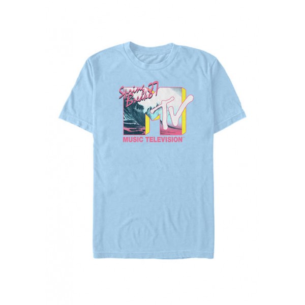 MTV Spring Break 87 Wave Colorful Logo Short-Sleeve T-Shirt