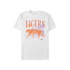 National Geographic Tiger Collage Graphic Short Sleeve T-Shirt 