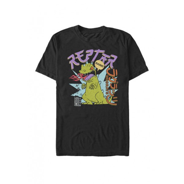 Nickelodeon™ Rugrats Fire Breathing Reptar Rawr Retro Short-Sleeve T-Shirt