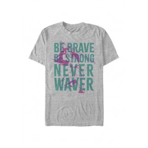 Raya and the Last Dragon Be Brave Be Strong Never Waiver Overlay Graphic T-Shirt