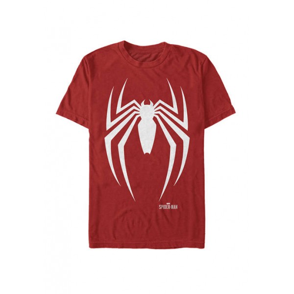 Spider-Man Spider Man Gamerverse Logo Short Sleeve Graphic T-Shirt