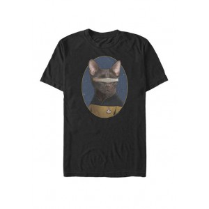 Star Trek The Next Generation LaForge Cat Transformation Short Sleeve T-Shirt 