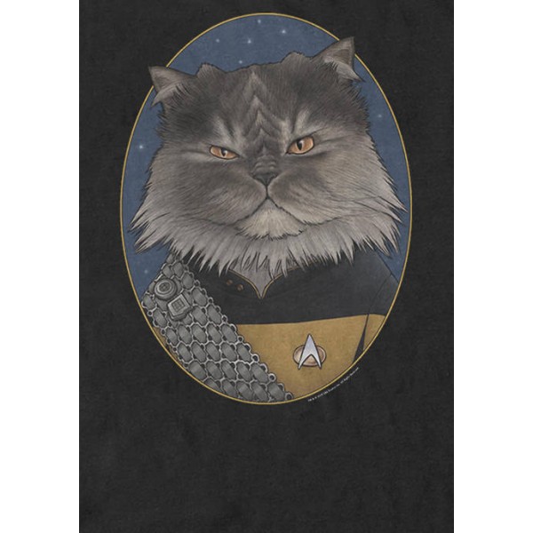Star Trek The Next Generation Worf Cat Transformation Short Sleeve T-Shirt