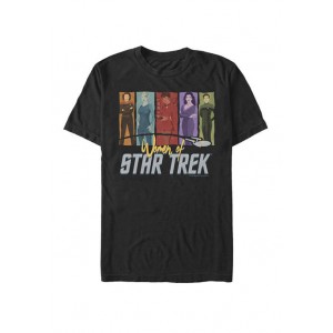 Star Trek The Original Series Women Of Star Trek 5 Silhouette’s Short Sleeve T-Shirt 