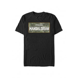 Star Wars The Mandalorian Star Wars The Mandalorian Mando Camo Logo Graphic T-Shirt 