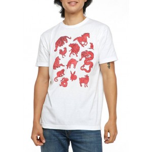 V-Line V-Line Chinese Horoscope Graphic T-Shirt 