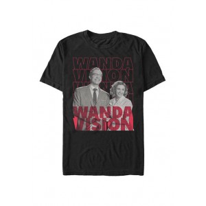 Wanda Vision Repeating Text T-Shirt 