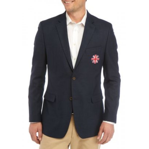 Austin Reed Navy Union Crest Jacket