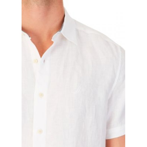 Nautica Short Sleeve Linen Shirt