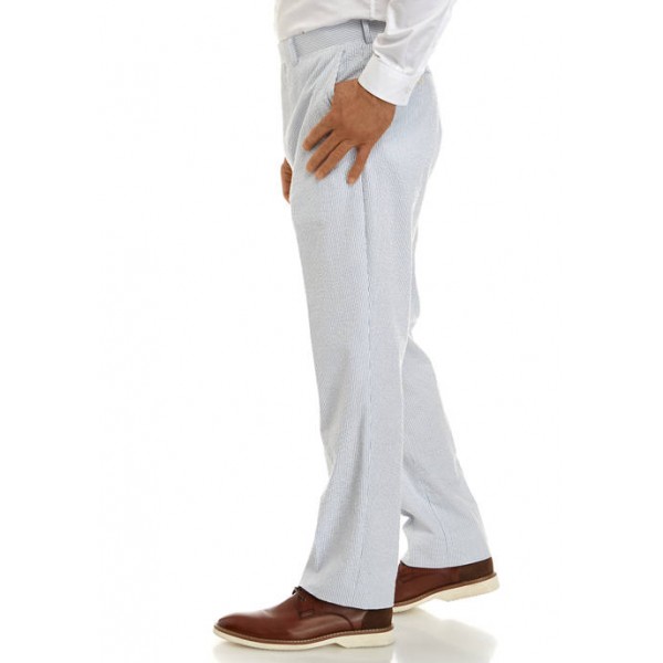Crown & Ivy™ Blue White Seersucker Suit Separate Pants