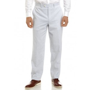 Crown & Ivy™ Blue White Seersucker Suit Separate Pants 