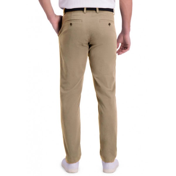 Haggar® Men's Motion Khaki Slim Tapered Flat Front Casual Pants