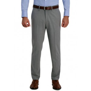 Haggar® Men's Solid 4 Way Stretch Slim Fit Flat Front Dress Pants 