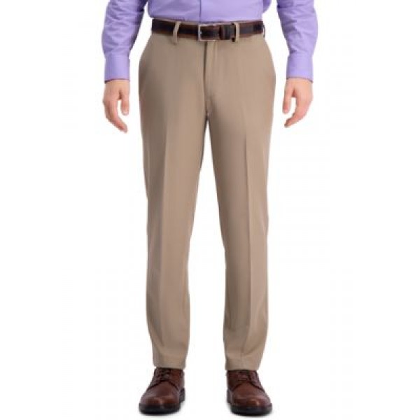 Haggar® Slim Fit Premium Flex Waistband Flat Front Pants