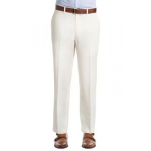 Lauren Ralph Lauren Solid Off White Twill Wool Straight Suit Separate Pants 