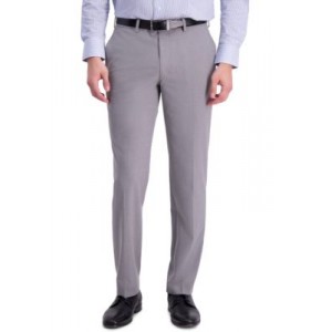 Louis Raphael Men's Solid 4 Way Stretch Skinny Fit Flat Front Dress Pants