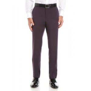 Savile Row Aubergine Stretch Modern Fit Suit Separate Pants 