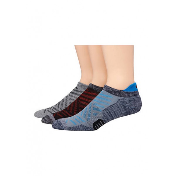 Champion® 3 Pack Abstract Print Heel Shield Socks