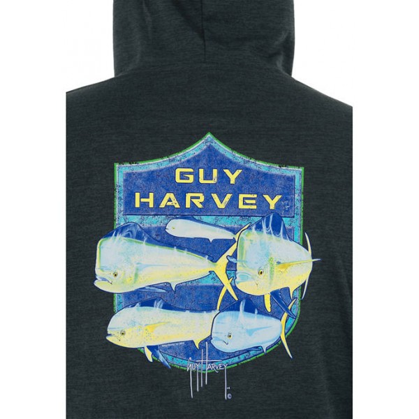 Guy Harvey® Men's Sailfish Logo Long Sleeve Hoodie