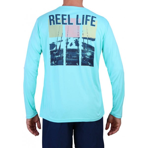 Reel Life Long Sleeve Trolling Performance T-Shirt