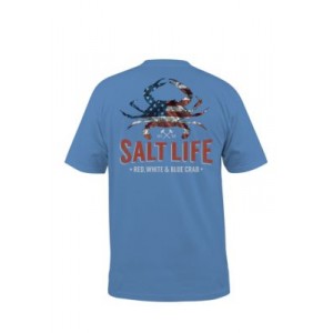 Salt Life American Crab Short Sleeve Shirt 