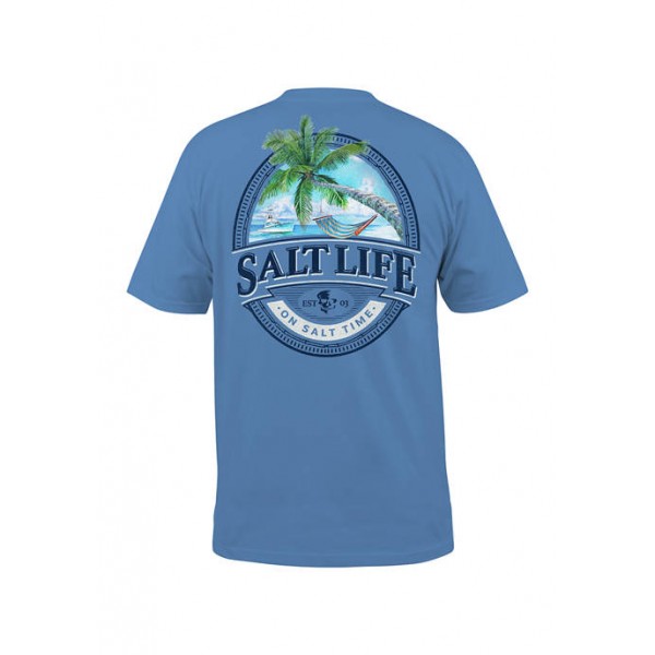 Salt Life Short Sleeve Hammock Time Graphic T-Shirt
