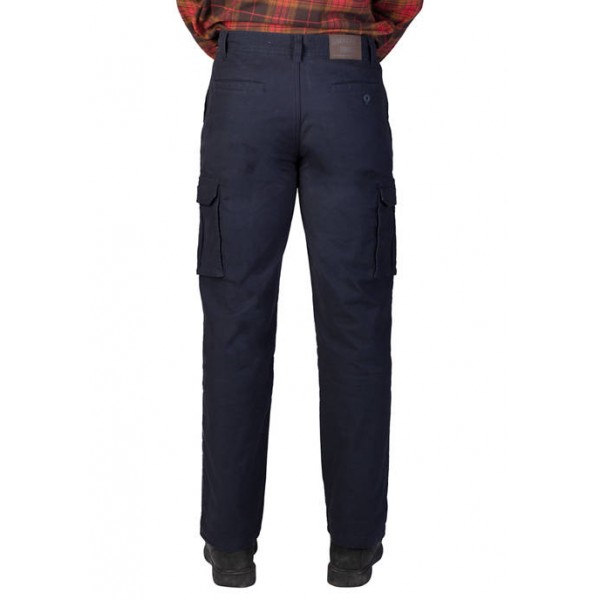 Smith's Workwear Stretch Fleece Lined Cargo Canvas Pant