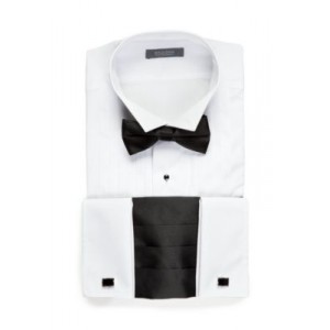 Madison Men's Formal Tuxedo Shirt Box Set 