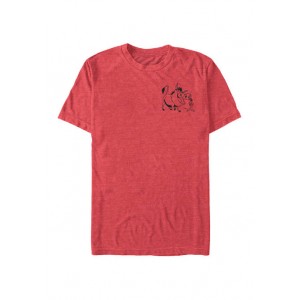 Disney® Lion King Timon Pumbaa Vintage Line Short Sleeve Graphic T-Shirt 