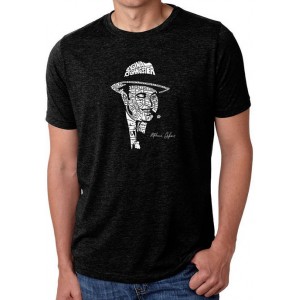 LA Pop Art Premium Blend Word Art Graphic T-Shirt - Al Capone Original Gangster