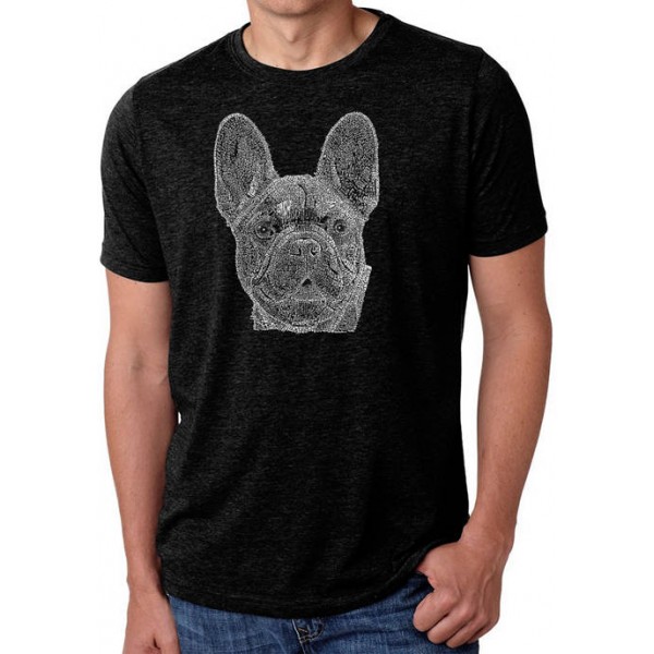 LA Pop Art Premium Blend Word Art T-Shirt - French Bulldog