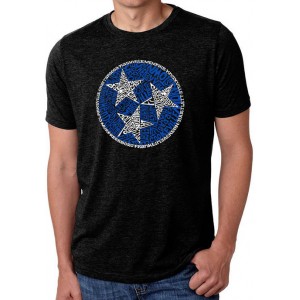 LA Pop Art Premium Blend Word Art T-Shirt - Tennessee Tristar 