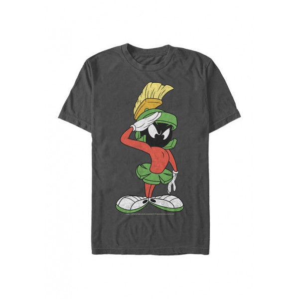 Looney Tunes™ Marvin Salute Short Sleeve Graphic T-Shirt