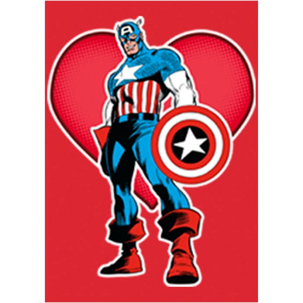 Marvel™ Captain America Heart Graphic T-Shirt
