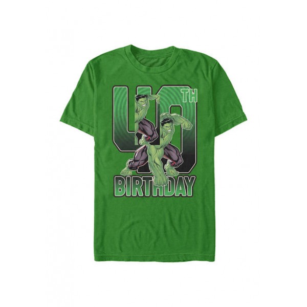 Marvel™ Marvel Hulk 40th Birthday Graphic Short Sleeve T-Shirt