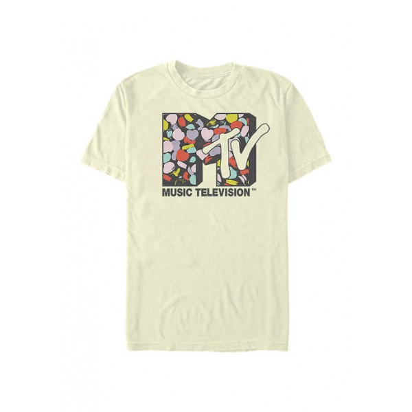 MTV Logo Heart Fill Graphic T-Shirt