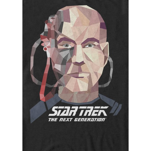 Star Trek The Next Generation Locutus Low Poly Short-Sleeve Tee Shirt