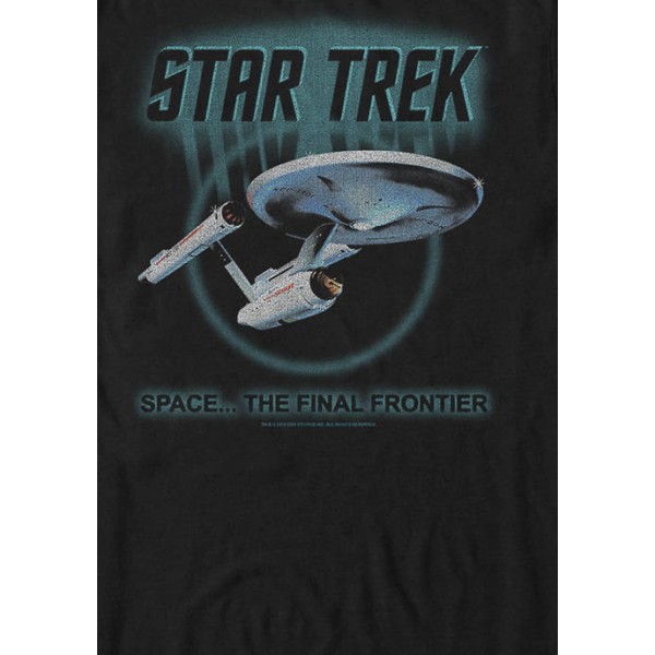 Star Trek The Original Series Enterprise Glow Short Sleeve T-Shirt