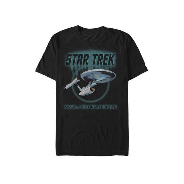 Star Trek The Original Series Enterprise Glow Short Sleeve T-Shirt
