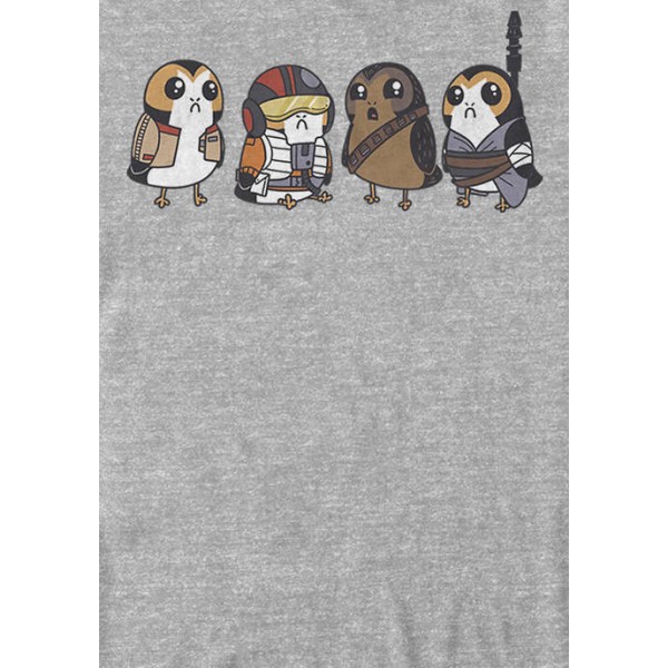 Star Wars® Cute Porgs Dressed As Characters Portrait Short Sleeve Graphic T-Shirt