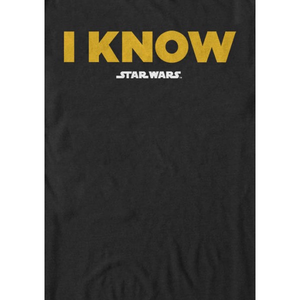 Star Wars® Han Solo I Know Movie Quote Short Sleeve T-Shirt