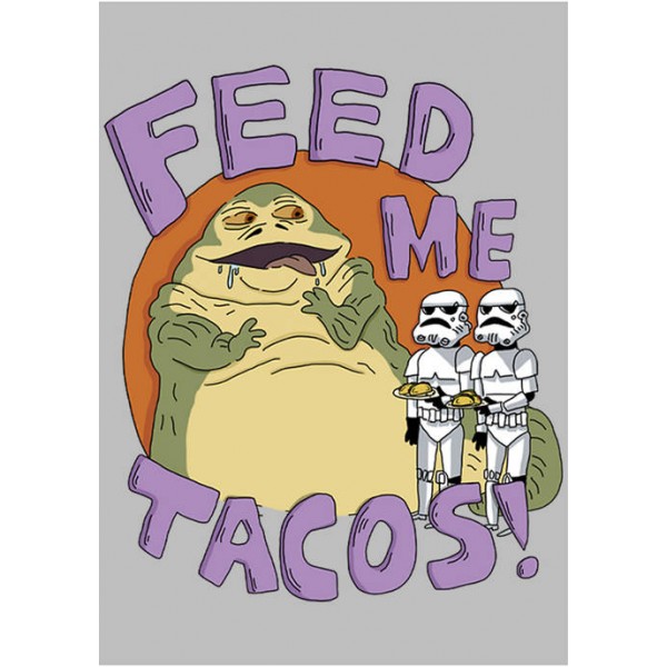 Star Wars® Jabba Tacos Long Sleeve Crew Graphic T-Shirt