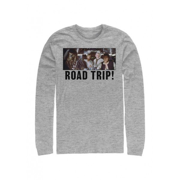 Star Wars® Road Trip Long Sleeve Crew Graphic T-Shirt