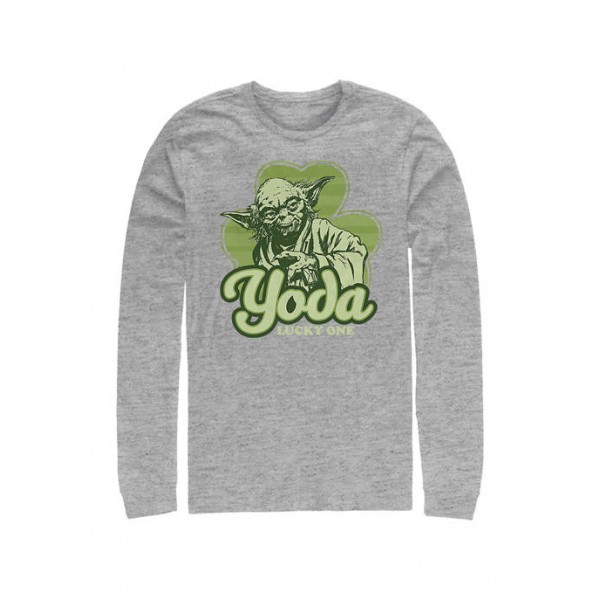 Star Wars® Star Wars Yoda Lucky Retro Graphic Long Sleeve T-Shirt