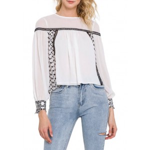 Endless Rose Floral Embroidered Top 