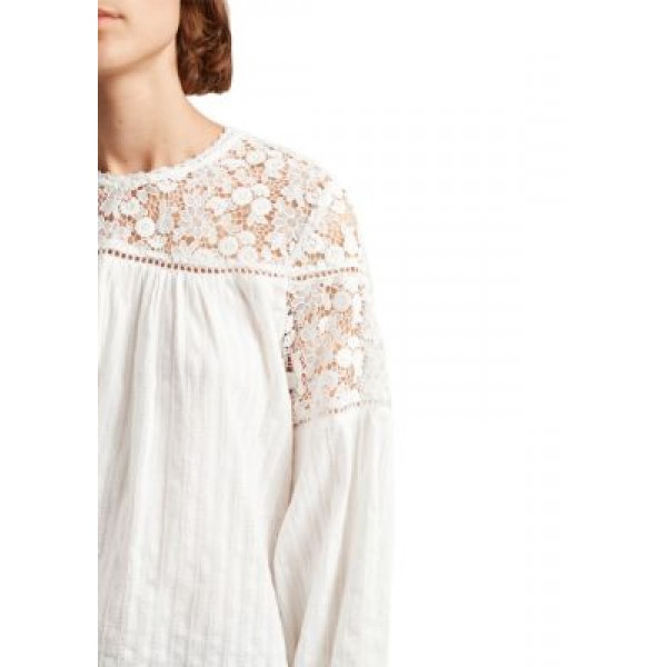 French Connection Coletta Cotton Long Sleeve Top