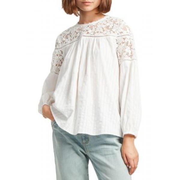 French Connection Coletta Cotton Long Sleeve Top
